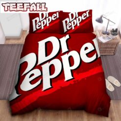 Dr Pepper Logo Bed Sheets Duvet Cover Bedding Sets