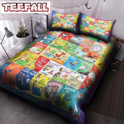 Dr. Seuss Books Everywhere Bedding Set