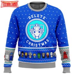 Dr Who Dalek Ugly Christmas Sweater