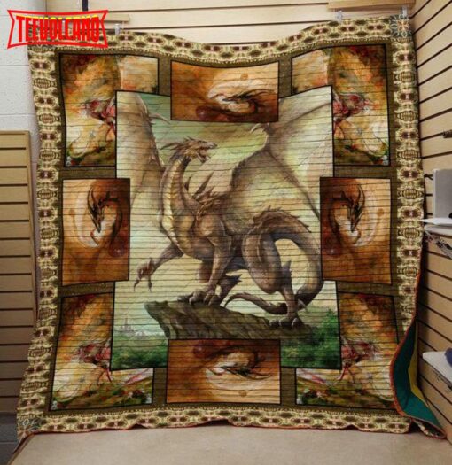 Dragon 3D Customized Quilt Blanket