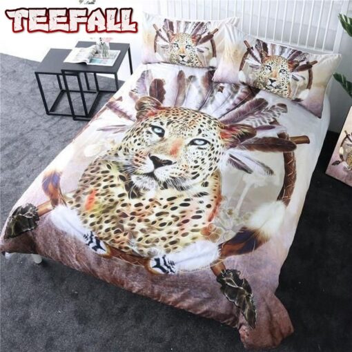 Dreamcatcher Leopard Bed Sheets Duvet Cover Bedding Sets