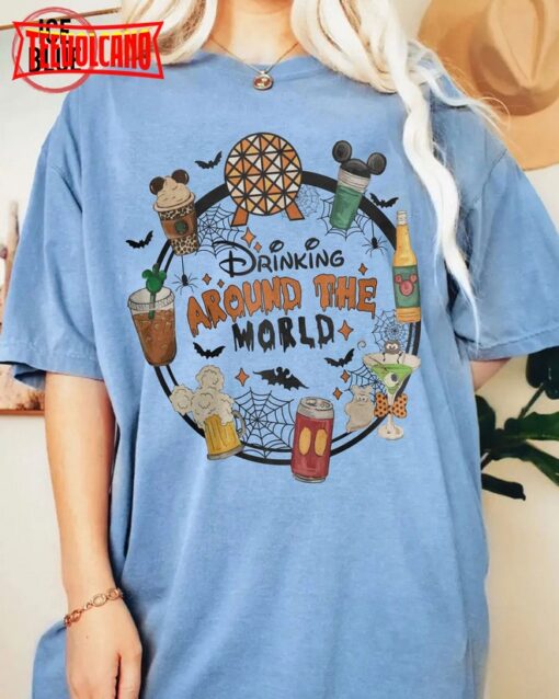 Drinking around the World Shirt, Epcot Cool Shirts