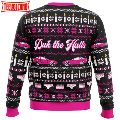 Duk the Halls Sixteen Candles Ugly Christmas Sweater