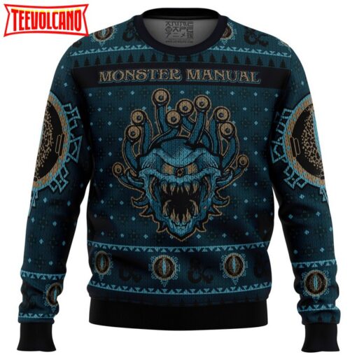 Dungeons & Dragons Monster Manual Ugly Christmas Sweater