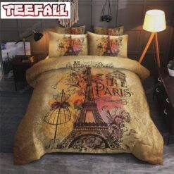 Eiffel Tower Of Paris Bed Sheets Duvet Cover Bedding Sets