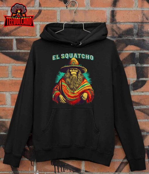 El Squatcho Poncho – Western Bigfoot Funny Sasquatch T-Shirt