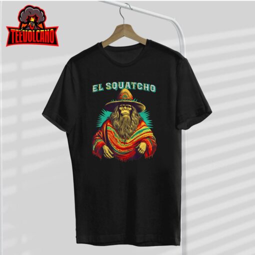 El Squatcho Poncho – Western Bigfoot Funny Sasquatch T-Shirt