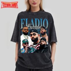 Eladio Carrión Vintage Washed T-Shirt,Hiphop RnB Rapper Singer T Shirt