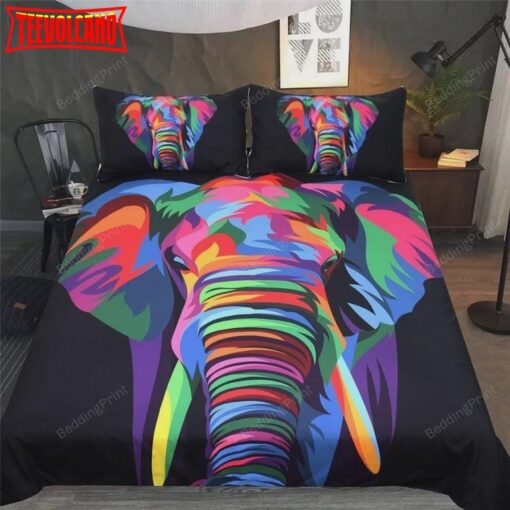 Elephant Bedding Set Spiritual Elephant Duvet Cover &amp Pillow Cases