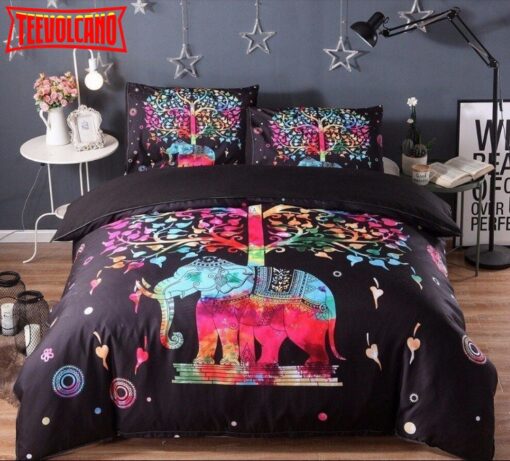 Elephant Mandala Bed Sheets Duvet Cover Bedding Sets