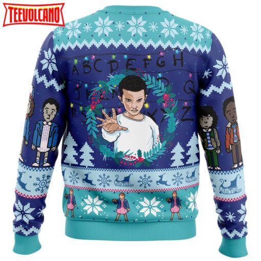 Eleven Stranger Things Ugly Christmas Sweater