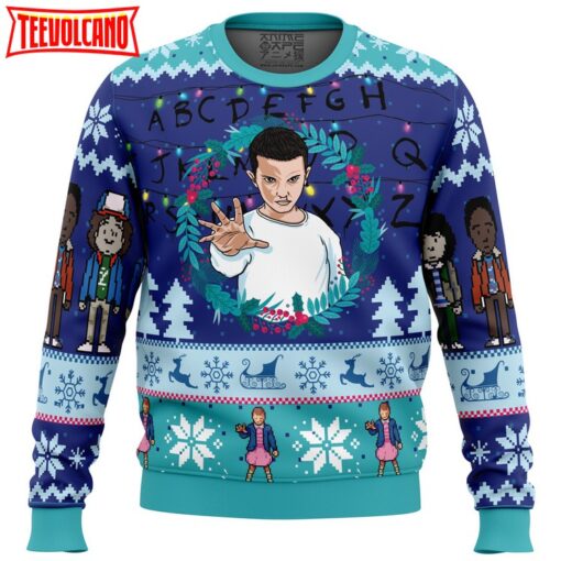 Eleven Stranger Things Ugly Christmas Sweater