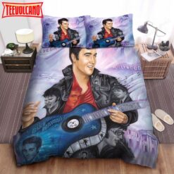 Elvis Presley Pop Art Style Painting Bed Sheets Duvet Cover Bedding Sets