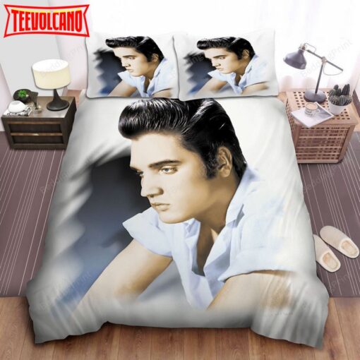 Elvis Presley With Green Eyes In Portrait Bed Sheets Duvet Cover Bedding Sets