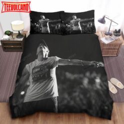 Eminem Performing On Stage Moment Bed Sheets Duvet Cover Bedding Sets