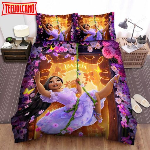 Encanto Isabela Madrigal’s Magic Door Poster Duvet Cover Bedding Sets