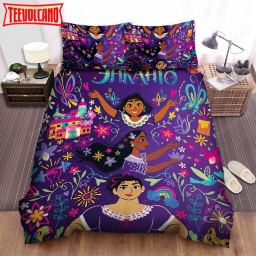 Encanto Movie Art 2 Bed Sheets Spread Duvet Cover Bedding Sets