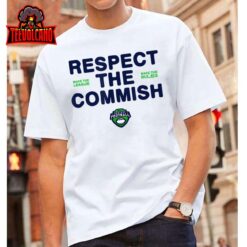 ESPN Fantasy Football Respect The Commish Emblem Logo V3 T-Shirt