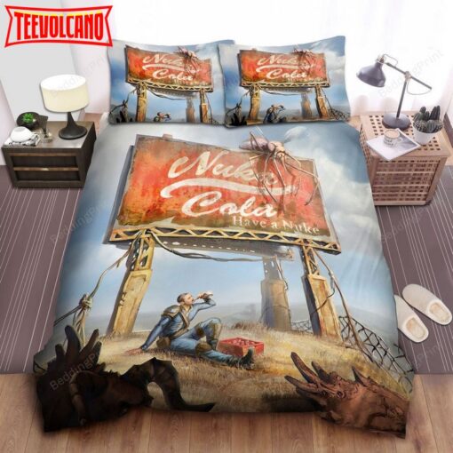 Fallout, New California Republic Two Heads Yao Guai Duvet Cover Bedding Sets