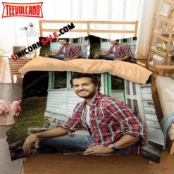 Famous Person American Singer Luke Bryan 3d Bedding Set