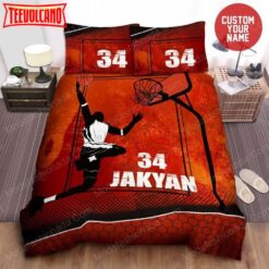 Fans Jakyan 34 Basketball Sport 14 Bedding Set