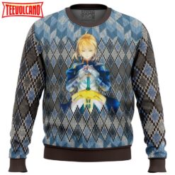 Fate Zero Saber Ugly Christmas Sweater