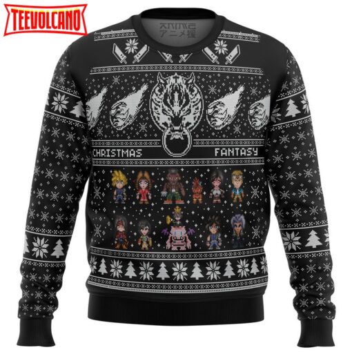 Final Fantasy 7 VII FF7 Ugly Christmas Sweater