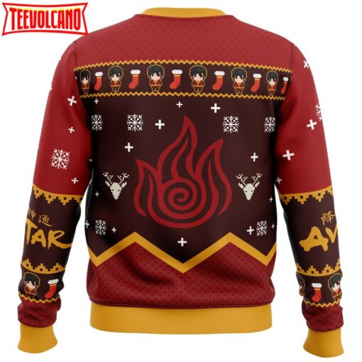 Firebenders Fire Nation Avatar Ugly Christmas Sweater