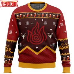 Firebenders Fire Nation Avatar Ugly Christmas Sweater