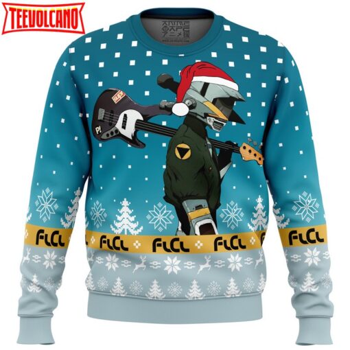 FLCL Canti Saw Christmas Tree Ugly Christmas Sweater