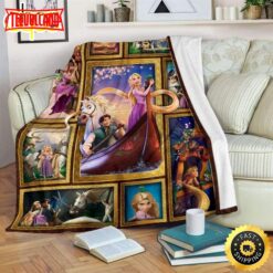 Flynn Rider Tangled Rapunzel Princess Disney Blanket For Fans Movie Disney