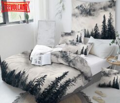 Foggy Forest Bed Sheets Duvet Cover Bedding Sets