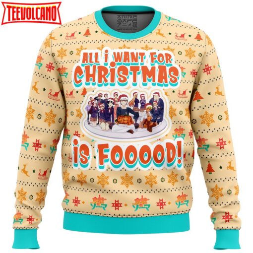 Food Wars Culinary Academy Ugly Christmas Sweater