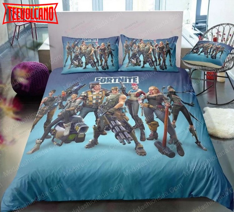 Fortnite Gamer All Chracters Game Bedding Sets