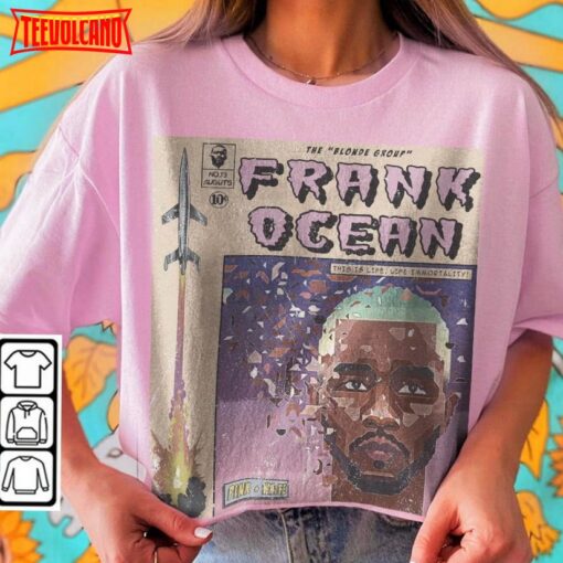 Frank Ocean Art Blonde Album World Tour Ticket 2023 T Shirt