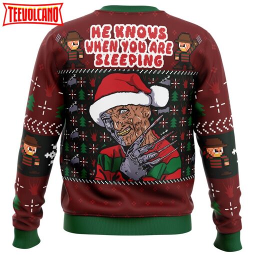 Fred Claws Christmas Freddy Krueger Ugly Christmas Sweater