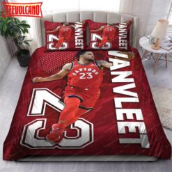 Fred VanVleet Toronto Raptors NBA Bed Sheets Duvet Cover Bedding Sets