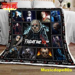 Friday 3th Halloween Sofa Fleece Throw Blanket