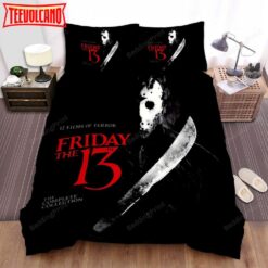 Friday The 13th 12 Films Of Terror The Complete Collection Movie Poster Duvet Cover Bedding Sets