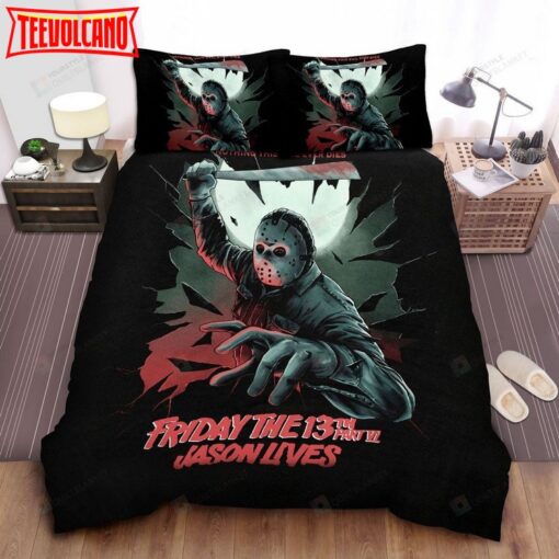 Friday The 13th, Jason Lives Bed Sheets Duvet Cover Bedding Sets