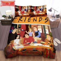 Friends Characters Inside Central Perk Coffeehouse Artwork Duvet Cover Bedding Sets