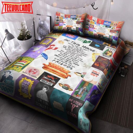 Friends Collage Bedding Set