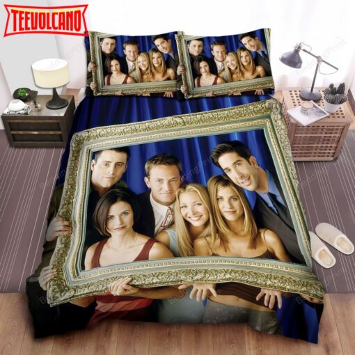 Friends Reunion In A Picture Frame Bed Sheets Duvet Cover Bedding Sets