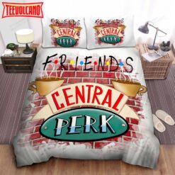 Friends The Central Perk Logo On The Wall Bed Sheets Duvet Cover Bedding Sets