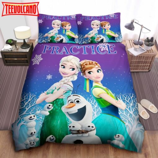 Frozen Anna Elsa Olaf Bedding Duvet Cover Pillow Cases