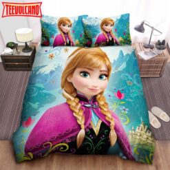 Frozen Anna Original Figure Bed Sheets Duvet Cover Bedding Sets