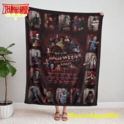 Full Horror Halloween Movie Blanket