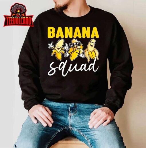 Funny BANANA SQUAD Shirt That’s Bananas Halloween Costume T-Shirt