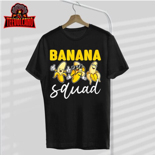 Funny BANANA SQUAD Shirt That’s Bananas Halloween Costume T-Shirt