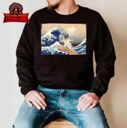 Funny Pug Surfing, Pug Humor, Funny Dog, Pug Owner, Pug T-Shirt